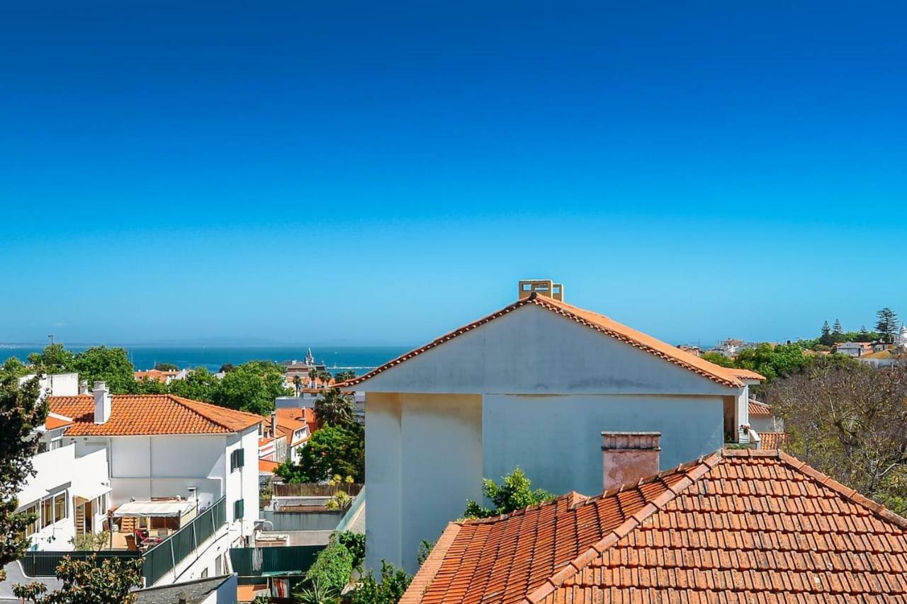 Appartamento Amazing Seaview With Terrace - 5Min From The Beach Cascais Esterno foto